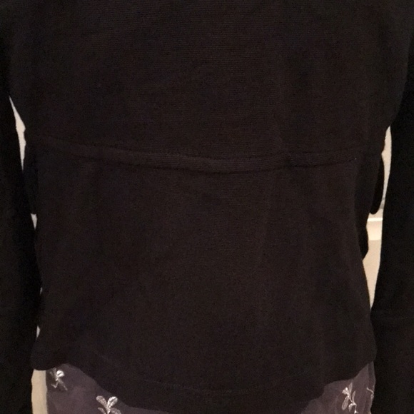 Anthropologie Black Blazer Coat - Picture 5 of 7